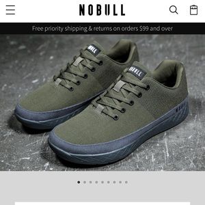 NO BULL army green canvas trainers 8